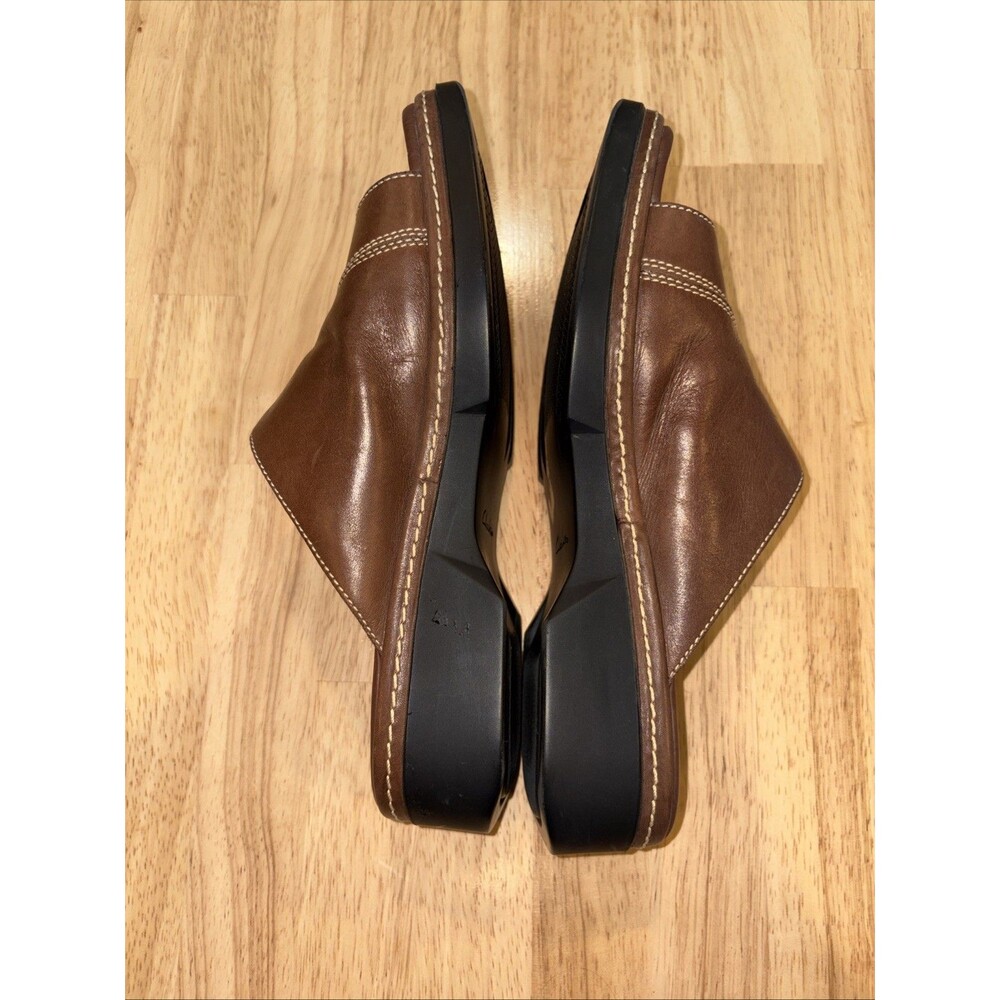 Clarks Loomis Gale Sandals Women’s Size 8.5 Legacy Comfort Series Brown Leather - Picture 9 of 13